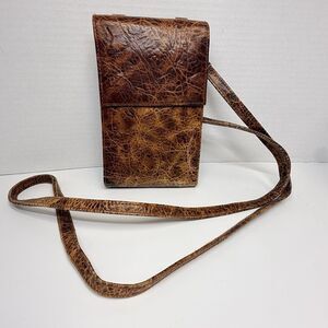 Vintage Rolf’s Wilderness Collection Distressed Cowhide Macro Organizer Bag